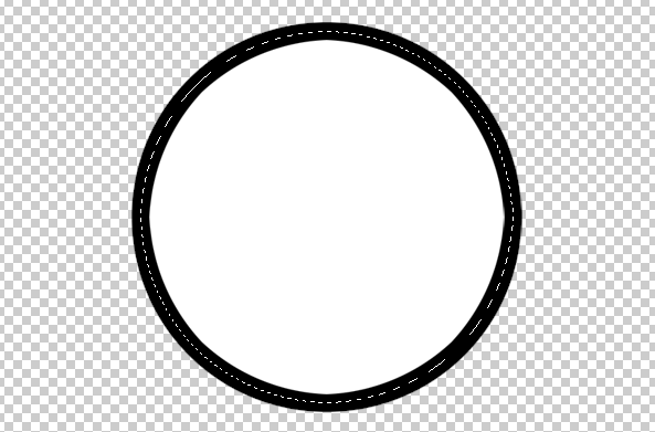 contour cercle